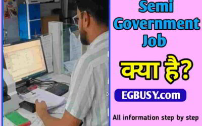 Semi Government Job क्या है? जाने पूरी जानकारी-